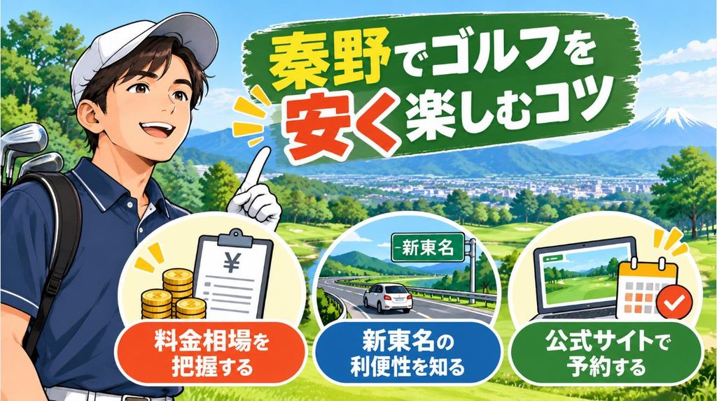 秦野でゴルフを安く楽しむコツ