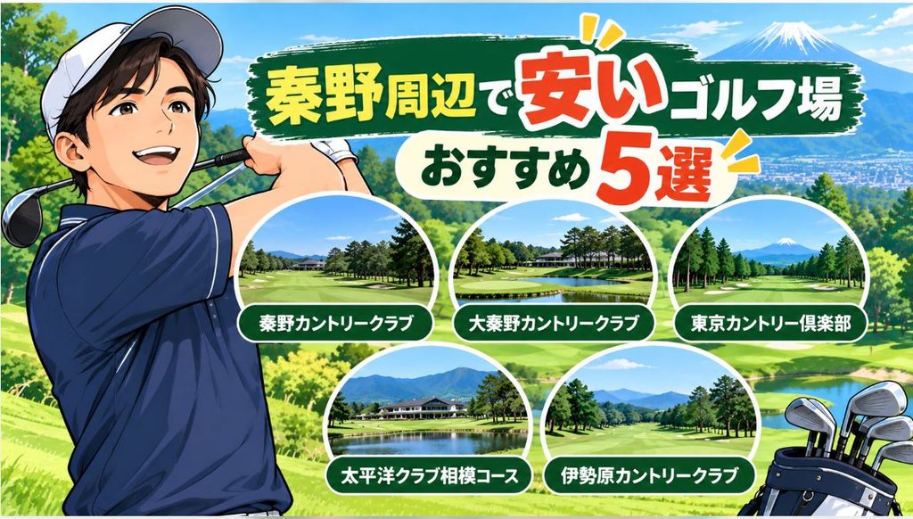 秦野周辺で安いゴルフ場おすすめ5選