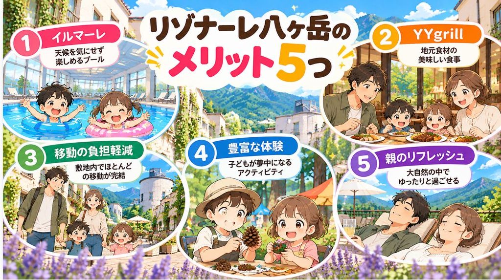 リゾナーレ八ヶ岳のメリット5つ