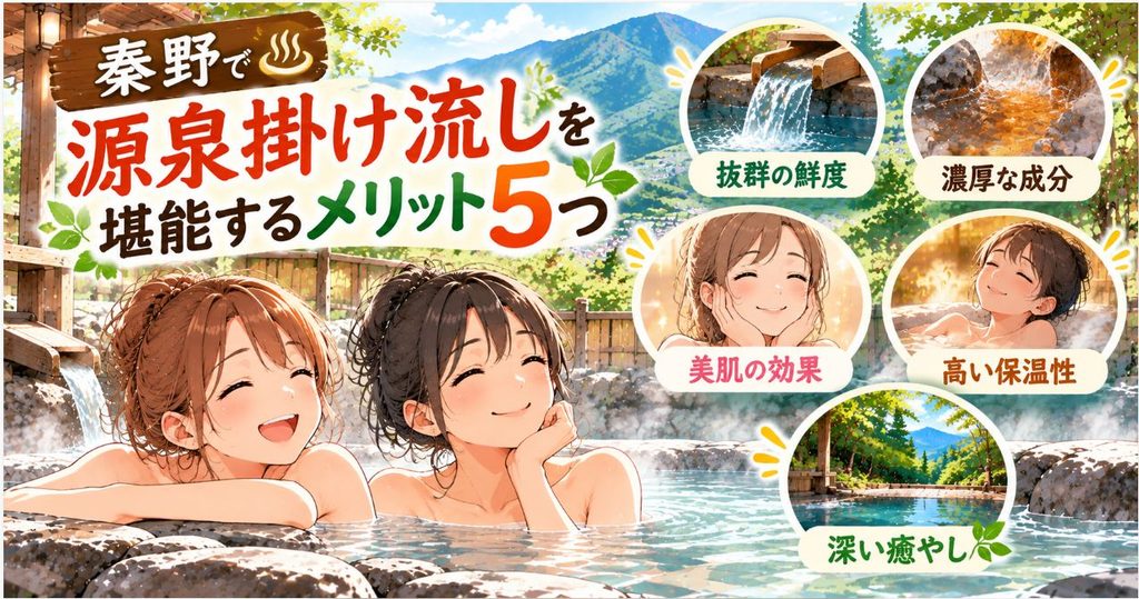 秦野で源泉掛け流しを堪能するメリット5つ