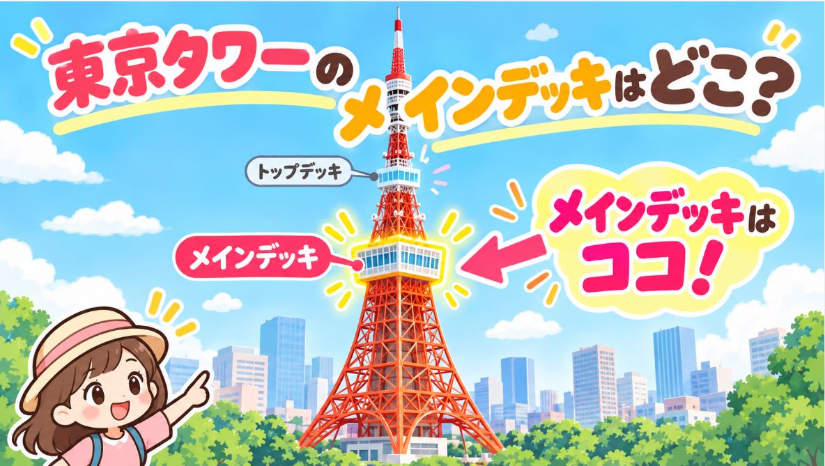 東京タワーのメインデッキ